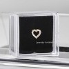 Jewelry Avalanche Solid 14K Gold Full CZ Heart-shape Labret Stud, Helix, Tragus, 8mm Post, Internally Threaded, Flat Back, Valentine's Day gift - 4 of 4