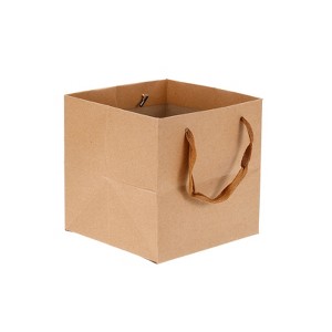Unique Bargains Paper Gift Bag with Handle Storage Bag for Party Favor 12 Pcs - 1 of 4
