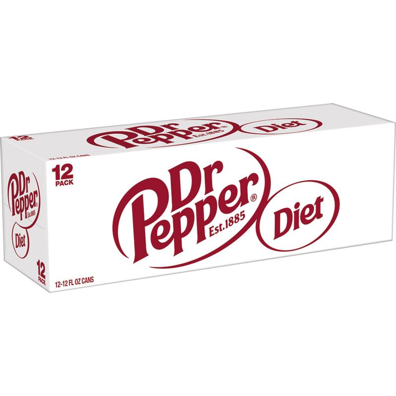 Diet Dr Pepper Soda - 12pk/12 fl oz Cans, 3 of 8