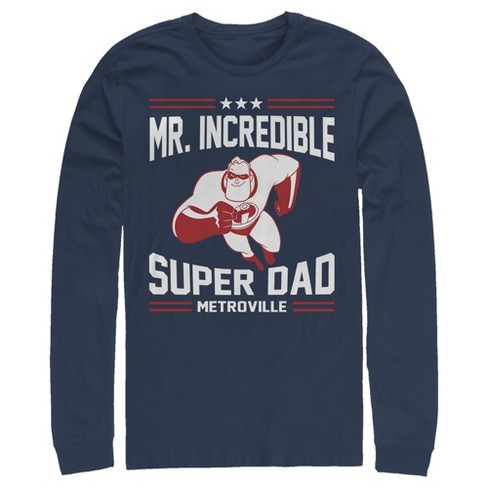 Mr incredible blue store shirt