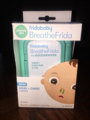  Frida Baby Breathefrida Vapor Wipes for Nose or Chest, 30 Count  (Pack of 1) : Baby