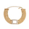 SOHI Women's Gold Bling Choker Necklace - 2 of 4