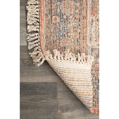 Multicolor Medallion Flat Woven Synthetic 8' x 10' Area Rug