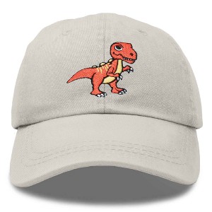 Dalix T-Rex Embroidered Cotton Dad Hat Adjustable Baseball Cap Mens - 1 of 4