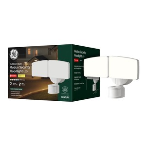 GE Household Lighting Outdoor Security 2 Head Hard Wired Motion Sensing Light Fixture 5CCT - 1 of 4
