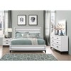 NicBex Rubber Wood Nightstand,Side Tables with 2 Drawers for Bedroom,Living Room - 4 of 4