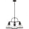 Quoizel Lighting Grant 3 - Light Chandelier in  Palladian Bronze - 2 of 3