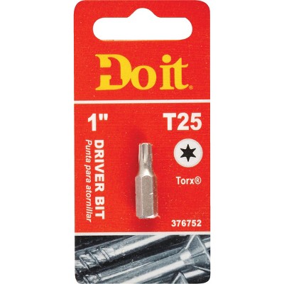 Do it Best Do it T25 TORX 1 In. Insert Screwdriver Bit 307591DB