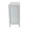 Farmhouse Mahogany Chest White - Olivia & May: Antique-Style, No Assembly, All Ages Storage Trunk - 4 of 4
