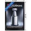 Trends International NHL Florida Panthers - 2024 Stanley Cup Team Logo Framed Wall Poster Prints - 3 of 4