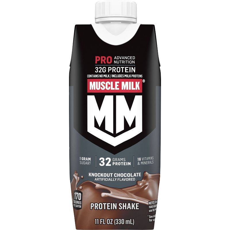 Muscle Milk Pro Series Protein Shake - Knockout Chocolate - 11 fl oz/4pk, 4 of 7