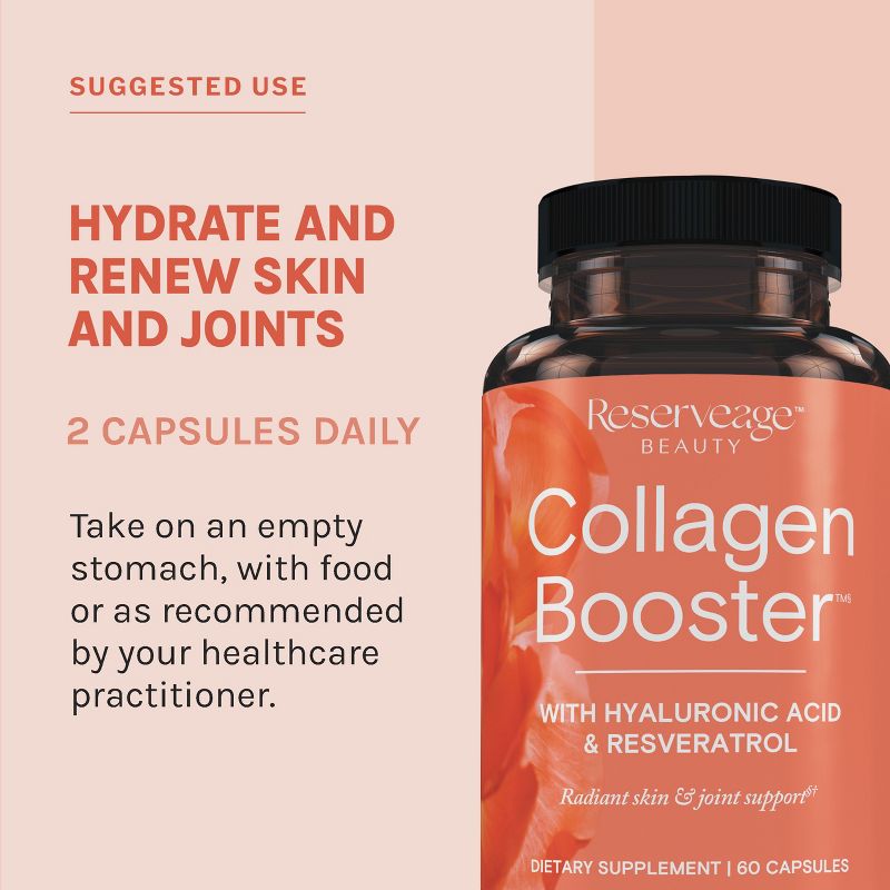 Reserveage Beauty, Collagen Booster, Collagen Supplement for Skin Care and Joint Health, Supports Healthy Collagen Production, 5 of 7