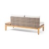 Vynxaria Loft 2-Seater Sofa - Stylish Acacia Wood & Water-Resistant Cushions for Outdoor Comfort - 3 of 4