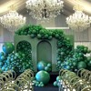 PartyWoo Balloons Dark Green Pearl Hunter Emerald Forest 12 Inch 50 pcs - 4 of 4