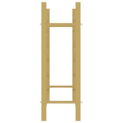 Gold Metal 36-Bottle Wine Rack with Golden Hardware