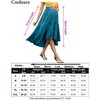 Maternity Dress High Waist Maternity Patchwork Long Skirt - 3 of 4