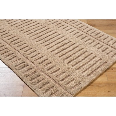 Dadrian 2' x 3' Khaki Wool Hand-Tufted Washable Rug