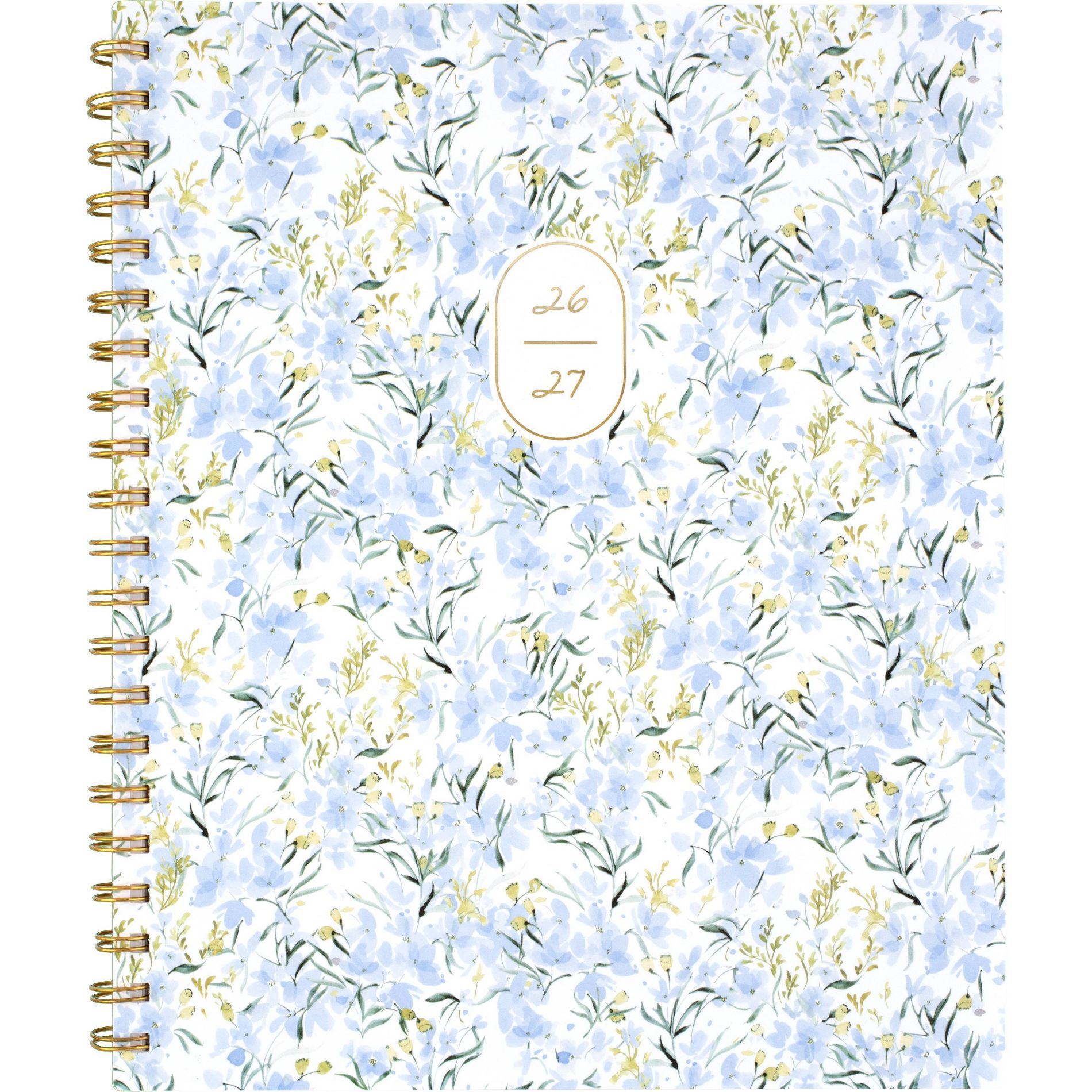 Leah Bisch for Cambridge 8.5"x11" 2026-2027 Large Weekly/Monthly Larkspur Garden