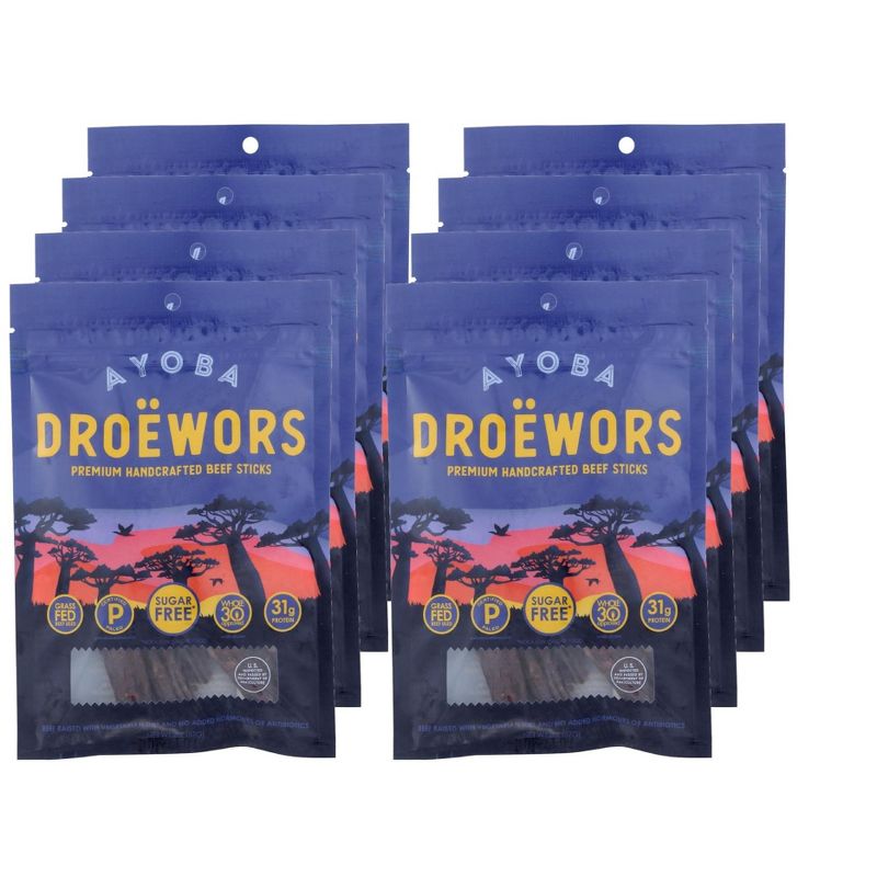 Ayoba Droewors Beef Stick - Case of 8/2 oz, 1 of 7