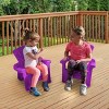 American Plastic Toys Inc. 2pk Adirondack Chair Seating Sets - Purple - 2 of 4