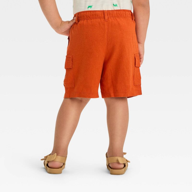  Toddler Boys' Pull-On Woven Cargo At Knee Shorts - Cat & Jack™, 3 of 9