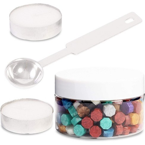 Wax Seal Stamp Kit - 650 pcs Beads,Warmer,Stamp,Spoon, Candle