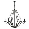 Capital Lighting Clive 6 - Light Chandelier in  Carbon Grey/BlackIron - 2 of 4