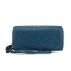 MKF Collection Honey Genuine Leather Quilted Flower-Embossed Women’s Wristlet Wallet by Mia K - 2 of 4