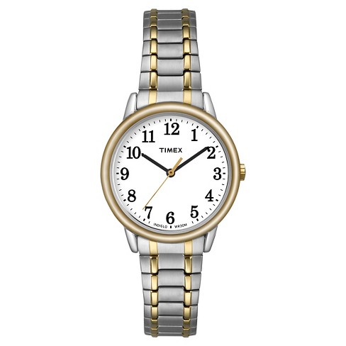 Women's Timex Easy Reader Expansion Band Watch - Gold/silver ...