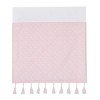 NoJo Keep Blooming Pink, White, Purple and Gold, Flowers, Fox, Bunny and Birds "Keep Blooming Sweet Girl" 4 Piece Nursery Crib Bedding Set - 4 of 4