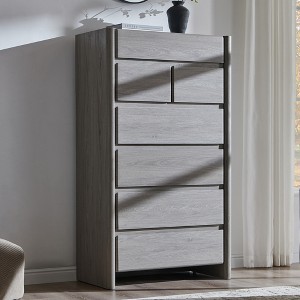 light grey modern dresser Amazon.com: Gyfimoie 9 Drawer Dresser with Power Outlet, Dresser with LED  Light, Modern Chest of Drawers for Closet, Double Wide Drawer Organizer  Cabinet for Bedroom, Living Room (Grey, 9 Drawers) : Home