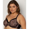 Curvy Couture Women's Sheer Mesh Full Coverage Unlined Underwire Bra  Chantilly 44dd : Target