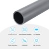 Unique Bargains Water Plumb DIY Crafts High Impact Rigid Round Pipes 8" Length - 3 of 4