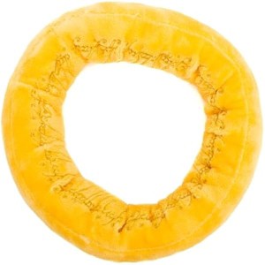 Buckle-Down The Lord of The Rings Squeaky Plush Dog Toy for Large, Medium & Small Dogs, The One Ring Golden Yellow, 2" x 7.5" - 1 of 1