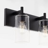 Quorum Lighting Fallstaff 3 - Light Vanity in  Matte Black - 3 of 4
