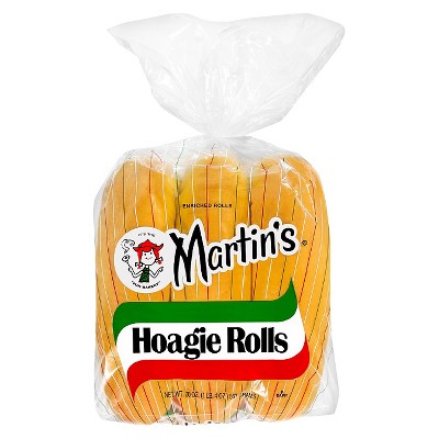 Martin's Plain Hoagie Rolls - 20oz/6ct