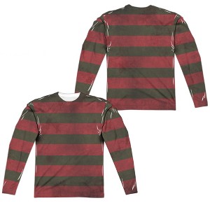 Men's Nightmare On Elm Street Freddy Sweater Long Sleeve Costume T-Shirt - 1 of 4