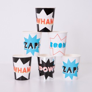 Meri Meri Superhero Cups (Pack of 8) - 1 of 4
