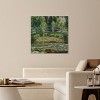 Monet - The Japanese Footbridge and the Water Lily Pool Giverny Canvas Impressionism Wall Art by Art Remedy Framed - 2 of 4