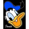 Juniors Womens Mickey & Friends Donald Duck Big Face T-Shirt - 2 of 4