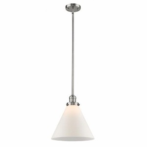 Cone - 1 Light Mini Pendant In Industrial Style-16 Inches Tall and 12 Inches Wide - 1 of 1