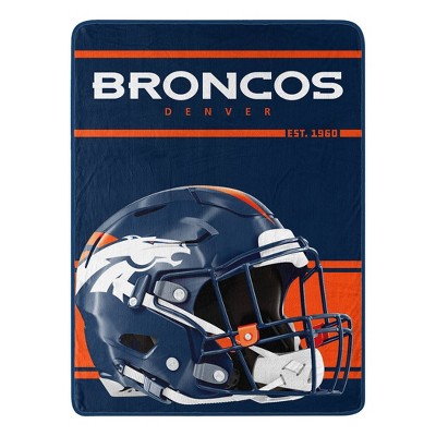 NFL Denver Broncos Micro Fleece Throw Blanket