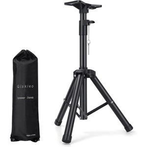 Heavy Duty PA & DJ Speaker Stand - Adjustable Height Steel, Carry Bag - 1 of 4