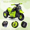 6V Battery Powered Electric Motorcycle 1.9 MPH Speed w/LED Headlights, Music, Pedal, 3 Wheels Motorbike Toys Gift for Boys Girls - 4 of 4
