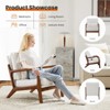 NicBex Faux Fur Papasan Chair,Upholstered Living Room Chairs with Anti-Slip Leg,Modern Saucer Chair,Accent Chairs for Living Room - 2 of 4