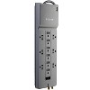 Belkin® Home/Office Surge Protector Power Strip, 12 Outlets, with Telephone/Modem Protection, RJ45 & Coaxial Protection, BE112234-10 in Gray - 2 of 4