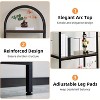 5-Tier Arched Bookshelf, Modern Wooden Display Shelf for Books & CDs, Tall Storage Rack for Living Room, Bedroom, Home Office - 4 of 4