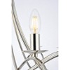 Elegant Lighting Lyndon 8 light Polished Nickel Pendant - 3 of 4