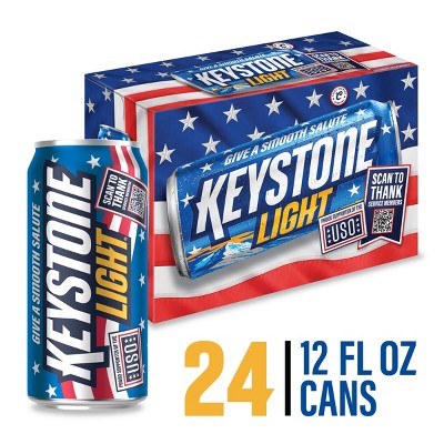 Keystone Light Beer - 24pk/12 fl oz Cans
