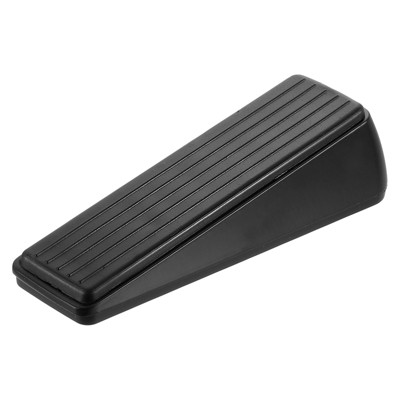 Unique Bargains Anti-Slip Design Zinc Alloy PVC Soft Door Stop Wedge 1 Pc